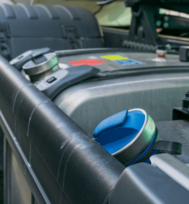 Réservoirs de liquides d'un camion