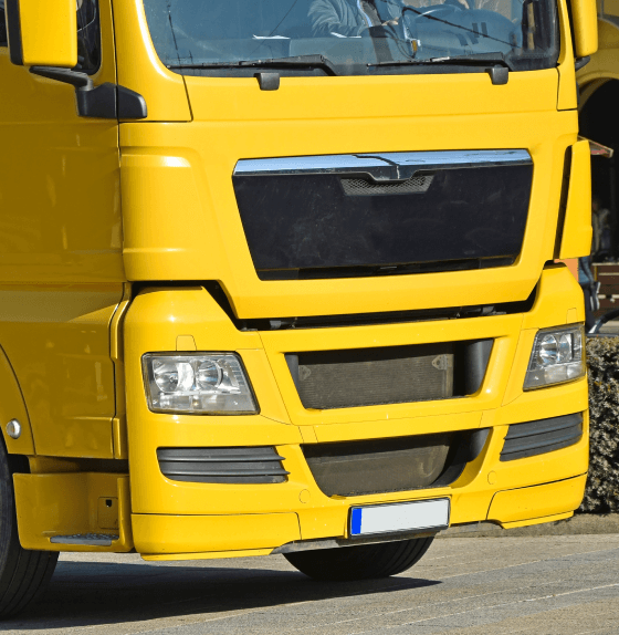 Photo d'un avant de camion